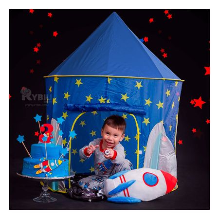 Carpa Azul para Estimular Imaginacion en Niños