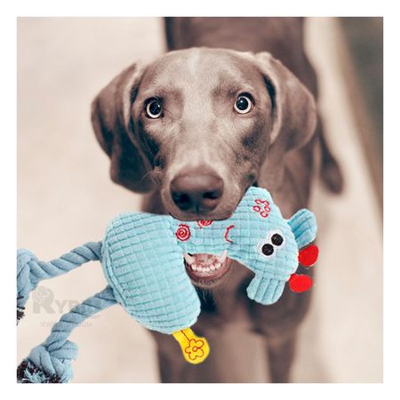 Bonito Peluche de Jirafa Celeste de Felpa