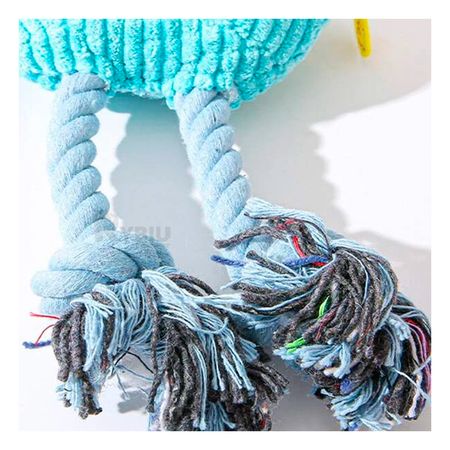 Hermosa Jirafa Celeste de Juguete para Mascotas