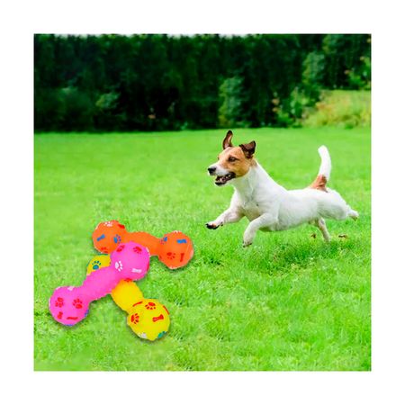 Pack 3 - Juguete de Perro en Forma de Hueso Variado