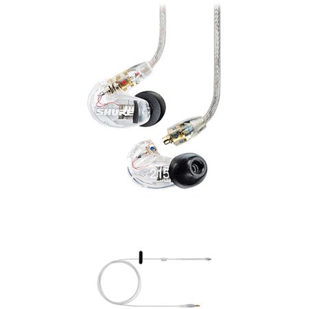 Kit de Auriculares Estéreo con Aislamiento de Sonido Shure Se215 con Cable de Auriculares Eac Ifb en