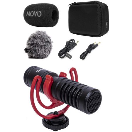 Micrófono de Cañón Ultracompacto Movo Photo Vxr10 Pro para Montar en Cámara
