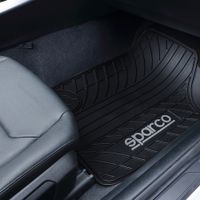 Piso Sparco Alfombra Universal Auto Camioneta 4 Pcs Opc1818 Negro