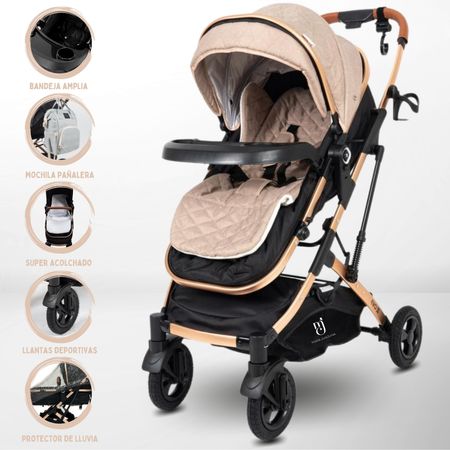 Coche Cuna Moisés Evo Original Beige