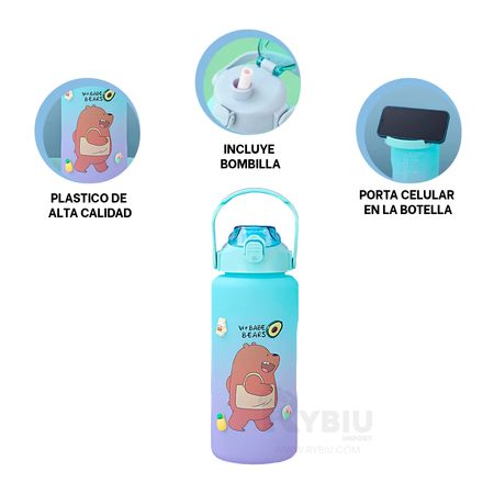 Botella 2L Deportivo con Asa de Oso Escandaloso