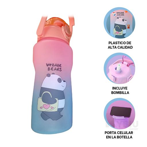 Botella para Agua de Osos Escandalosos 2L GENERICO