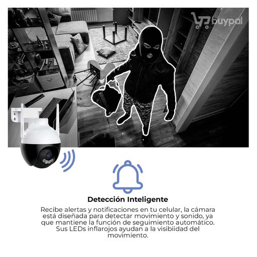 Cámara Ip Full Hd Exterior Wifi Sensor Movimiento + Memoria