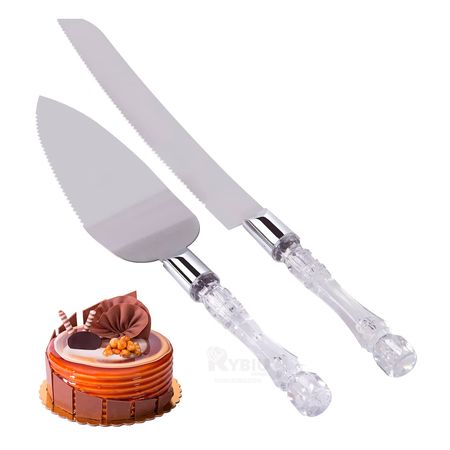 Cuchillo y Espatula de Reposteria Perfecto para Tortas