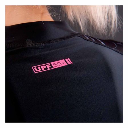 Camiseta para Mujer de Color Negro para Natacion