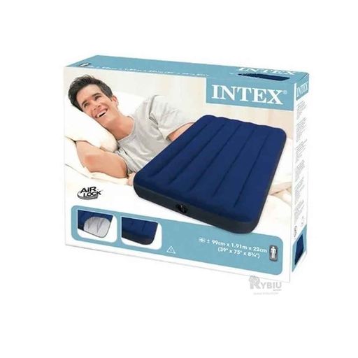 Colchon hinchable 2 personas 191 X 137 X 22cm BESTWAY + 2