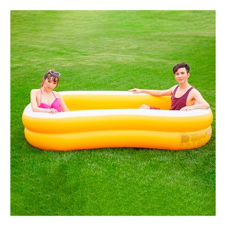 Flotador Piscina Rectangular Inflable para Jardin
