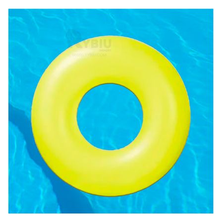 Inflable Flotador de Piscina Amarillo Neon