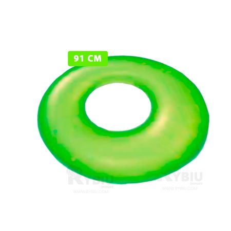 Inflable Flotador de Verano Verde Neon