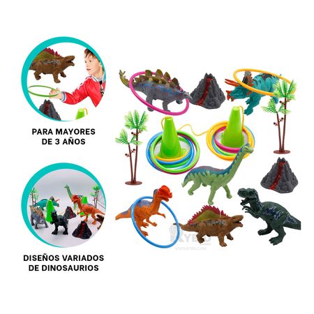 Juguetes Pack de 6 Dinosaurios Grandes y Suaves Divertido