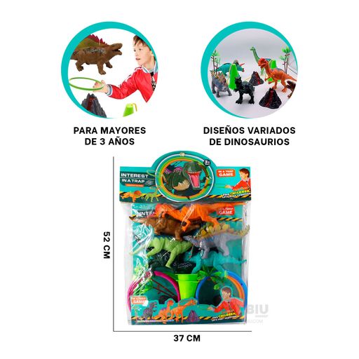 pack de 6 dinosaurios - juguetes