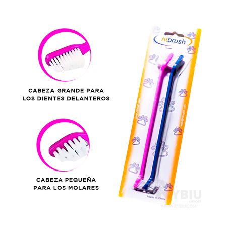 Cepillo de Mascotas para Limpieza Dental 2 Piezas