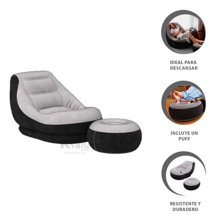 Comodo Sofa de Sillon de Vinilo Resistente
