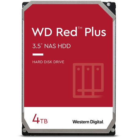 Disco Duro Interno Nas Wd Red Plus Sata Iii 3.5 Cmr de 4Tb Wd40Efpx Retail