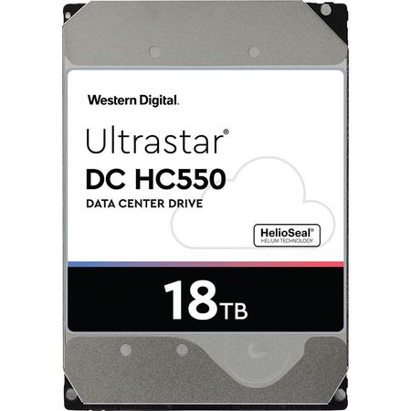 Disco Duro Interno Wd Ultrastar de 18Tb 7200 Rpm y 3.5 para Centro de Datos Sata