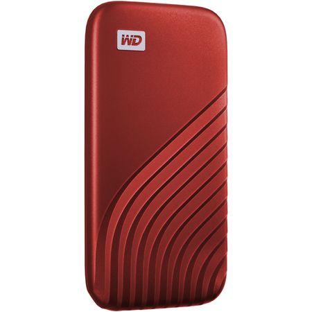 Disco Duro Portátil Wd My Passport Ssd de 1Tb Usb 3.2 Gen 2 Type C Rojo