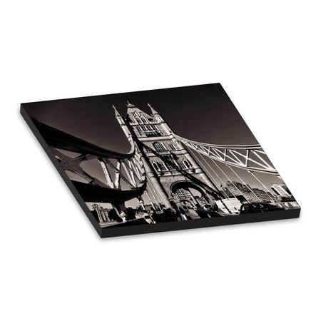 Cuadro Tower Bridge 120x80 Papel Fotográfico Bastidor