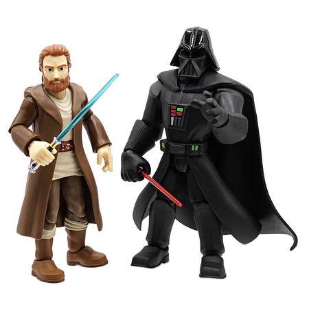 Set de Muñecos ToyBox Disney Star Wars Darth Vader y Obi Wan Kenobi