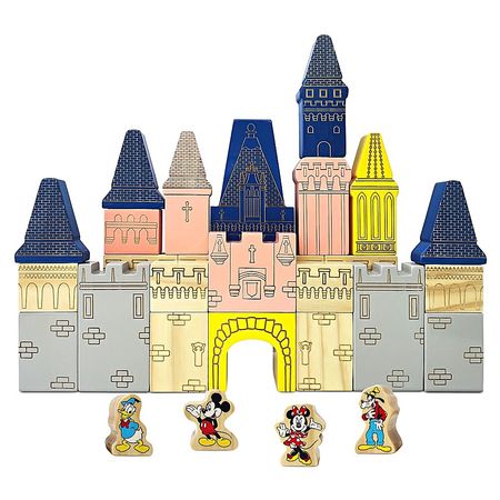 Castillo de Bloques de Madera Disney Store Mickey y sus Amigos