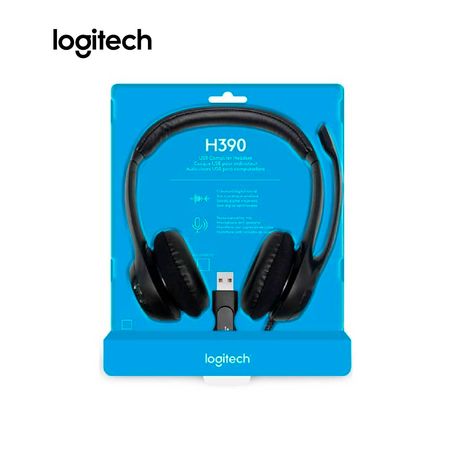 Audifono Microfono Logitech H390 USB Negro