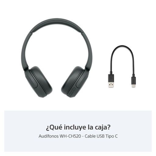 Auriculares Inalámbricos Bluetooth Sony Wh-ch520l Hasta 50