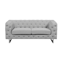Sofa de 2 Cuerpos Otra FormasHome Gris Claro