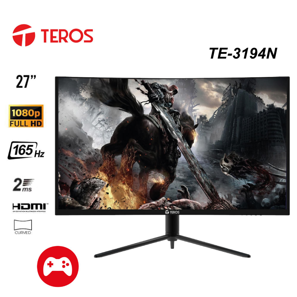 Monitor Teros TE-3193N 27 Pulgadas FHD 1920x1080 165hz HDMI DISPLAYPORT
