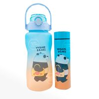 Tomatodo 2 Litros Mas Termo Digital 500 ml  Color Celeste y Naranja