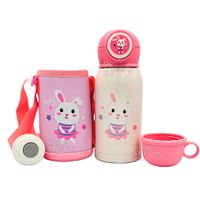 Termo Kawai Con Luz 500 ml Rosado