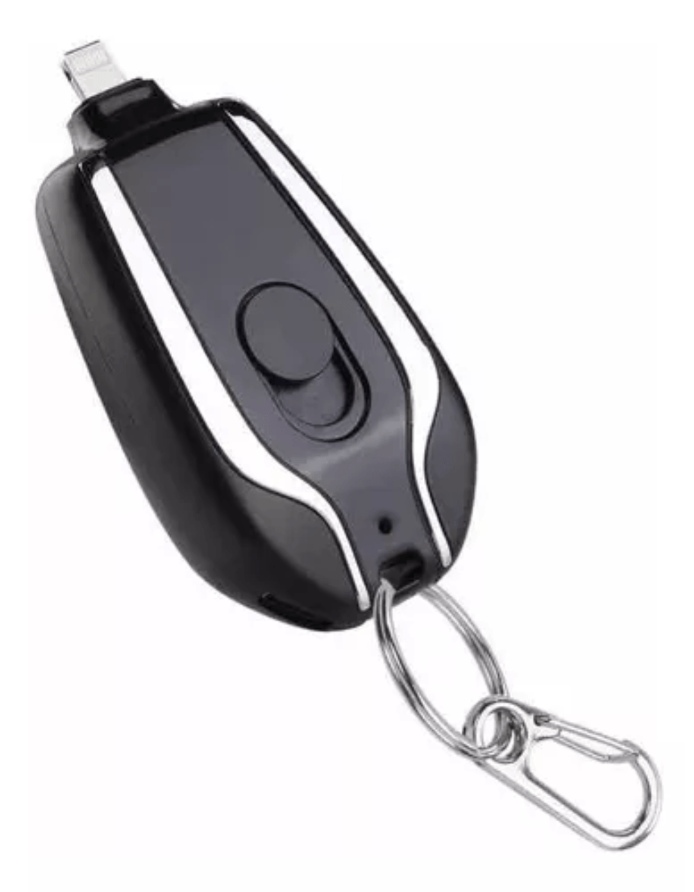 Cargador Portátil Tipo Llavero para IPhone Negro