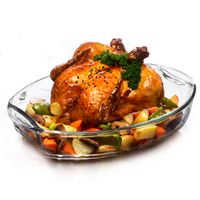 Bandeja Ovalada -Pavera- 38.8 cm x 27 cm