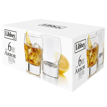 Vasos de Whisky Arbor Libbey 6 Piezas 207 ml