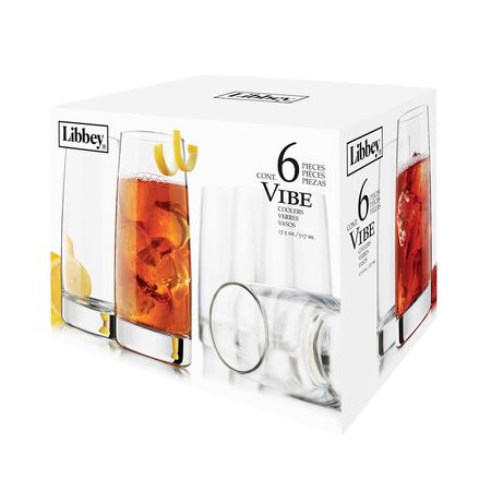 Vasos Largos Libbey 6 Piezas 518 ml