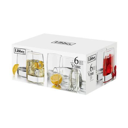 Vasos Old Fashioned Libbey 6 Piezas 355 ml