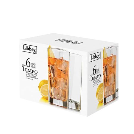 Vasos para Bebidas Tempo Libbey 6 Piezas 310 ml