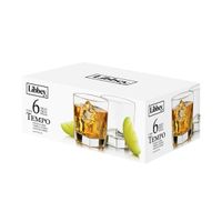 Vasos Tempo de Whisky Libbey 6 Piezas 277 ml
