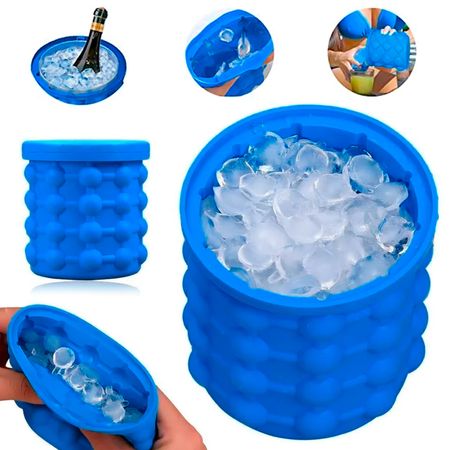 Hielera de Silicona Ice Molde para hacer Cubos de Hielo