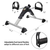 Pedalera Ejercitador Digital Terapia Piernas Brazos Plegable