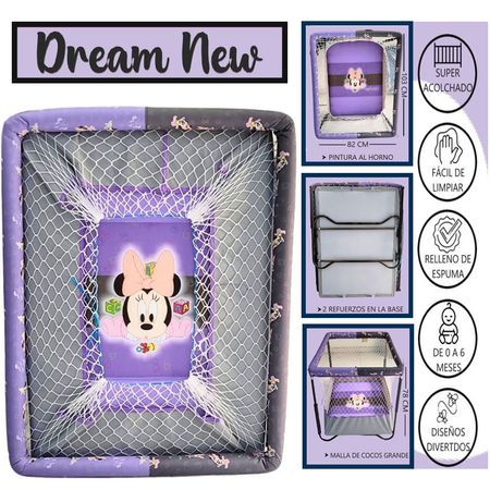 Cuna Corral para Bebe Dream New Lila