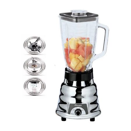 Licuadora 2 velocidades Oster  250-22 plateado