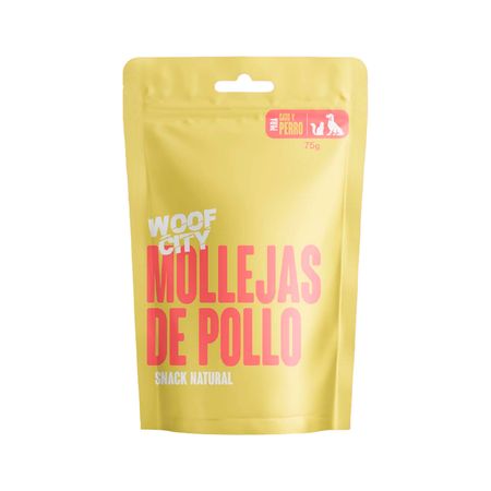 Snack Woof City Mollejas De Pollo 75 Gramos