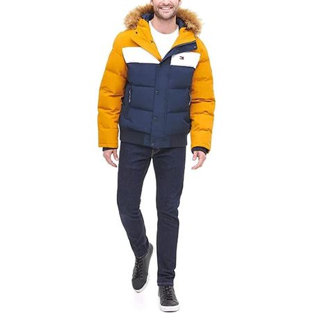 Casaca Tommy Hilfiger Arctic Bomber Amarillo Navy