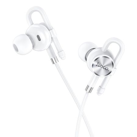 Audífonos 1,2m Earphone Tipo C Hoco M90 Gris y Micrófono De Alta Calidad y Durabilidad