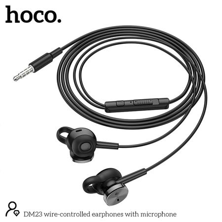 Audífonos con cable 1,2m Earphone Tipo C Hoco M90 Negro De Alta Calidad y Durabilidad