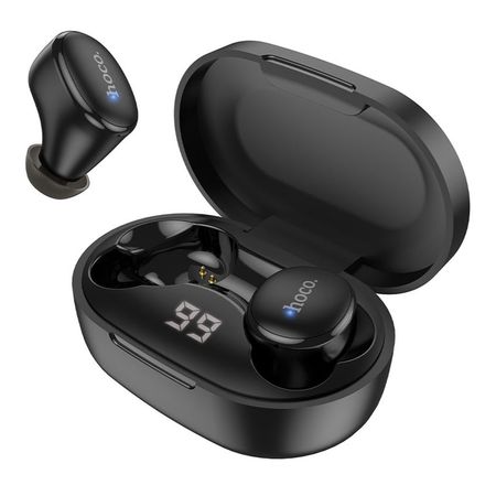 Audífonos Bluetooth V5,1 Gota Hoco EW11 Negro Inalámbrico De Alta Calidad y Durabilidad