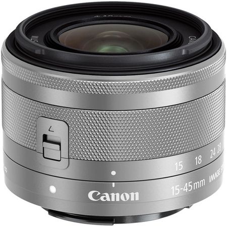 Lente Canon EF-M 15-45 mm f/3.5-6.3 IS STM (plateado)